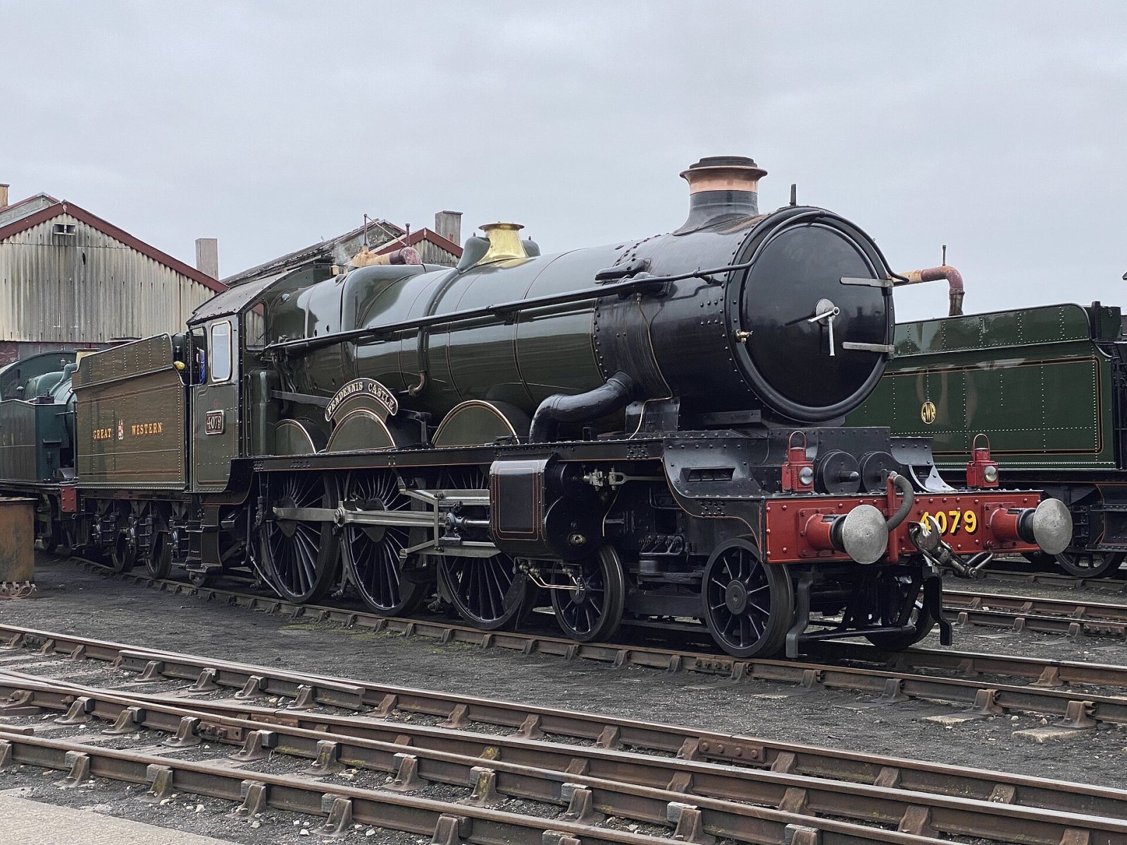 Pendennis Castle visits the steam railway
