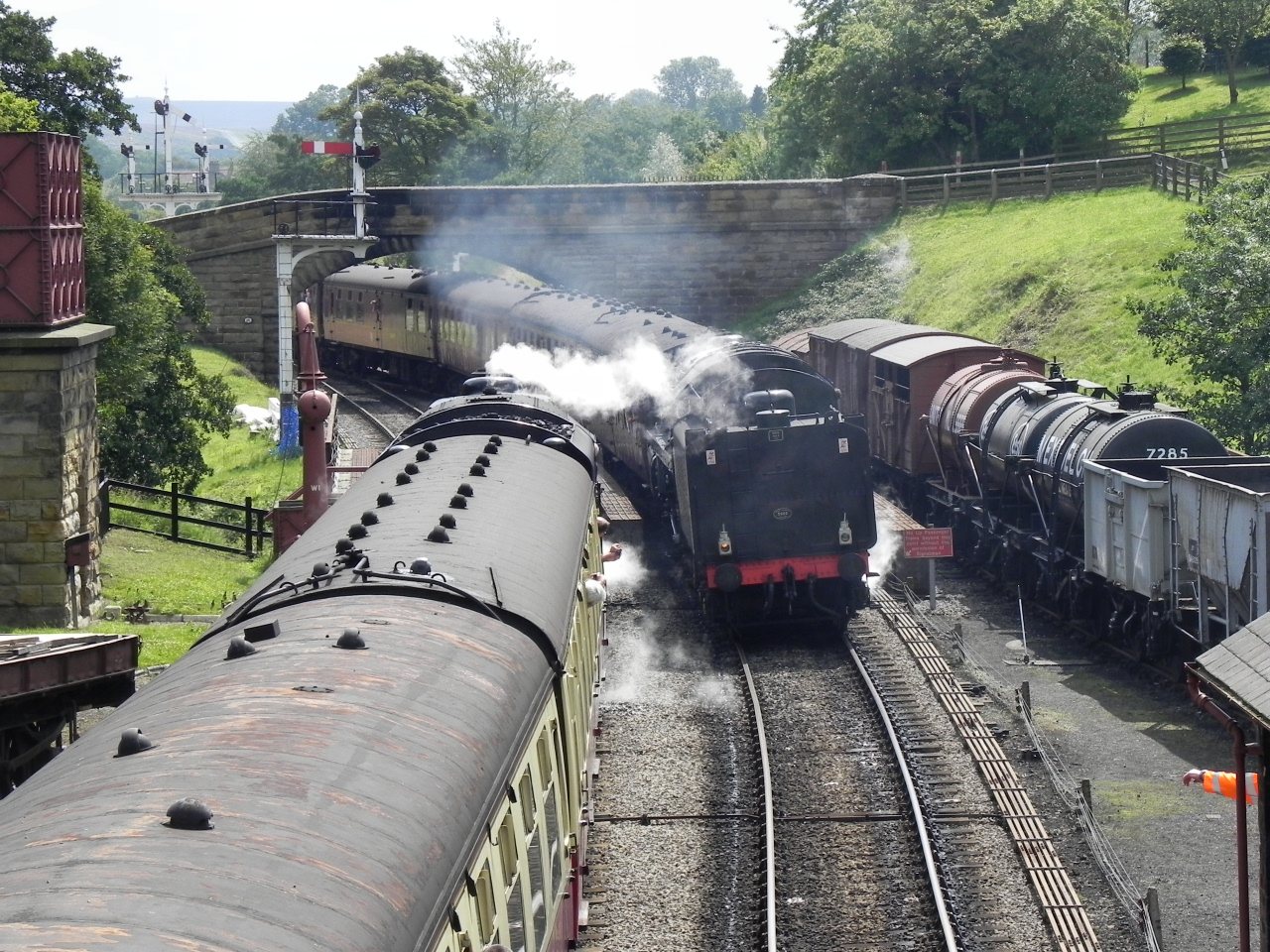 Riding the North Yorkshire Moors Railway