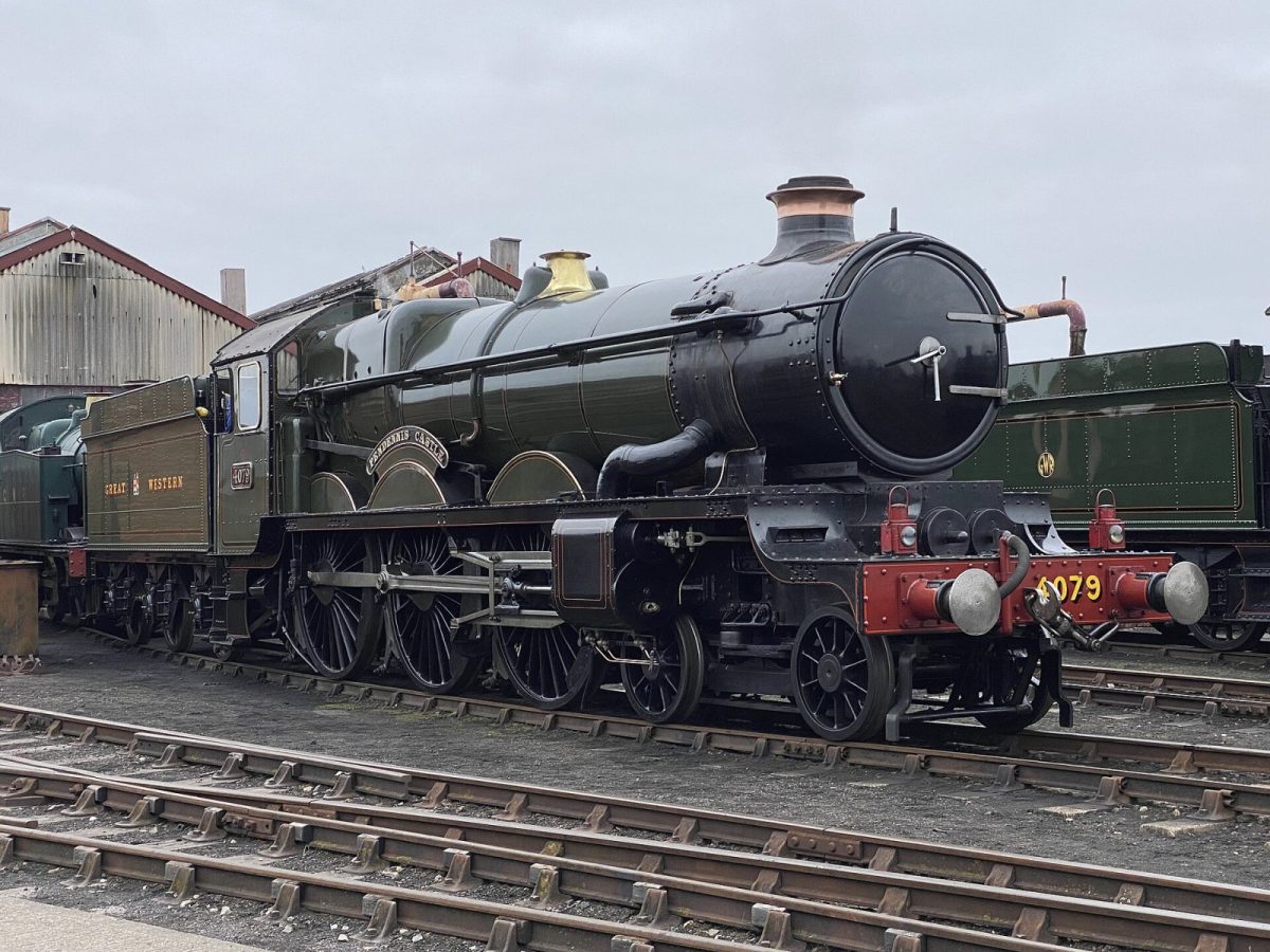 Pendennis Castle visits the steam railway