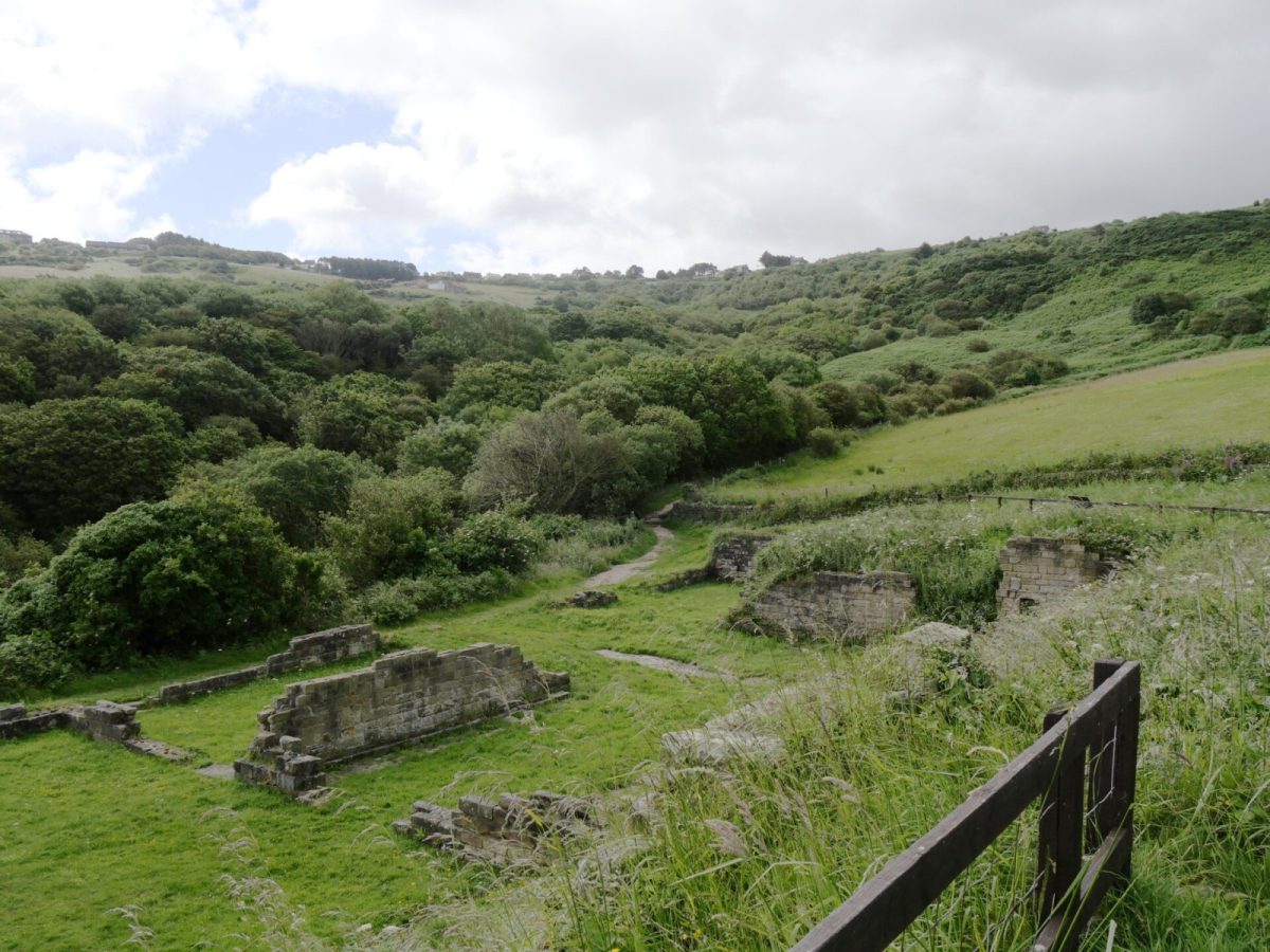 Ravenscar alum works and National Trust centre
