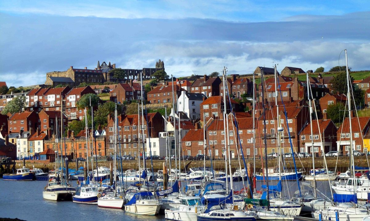 Whitby harbour and River Esk