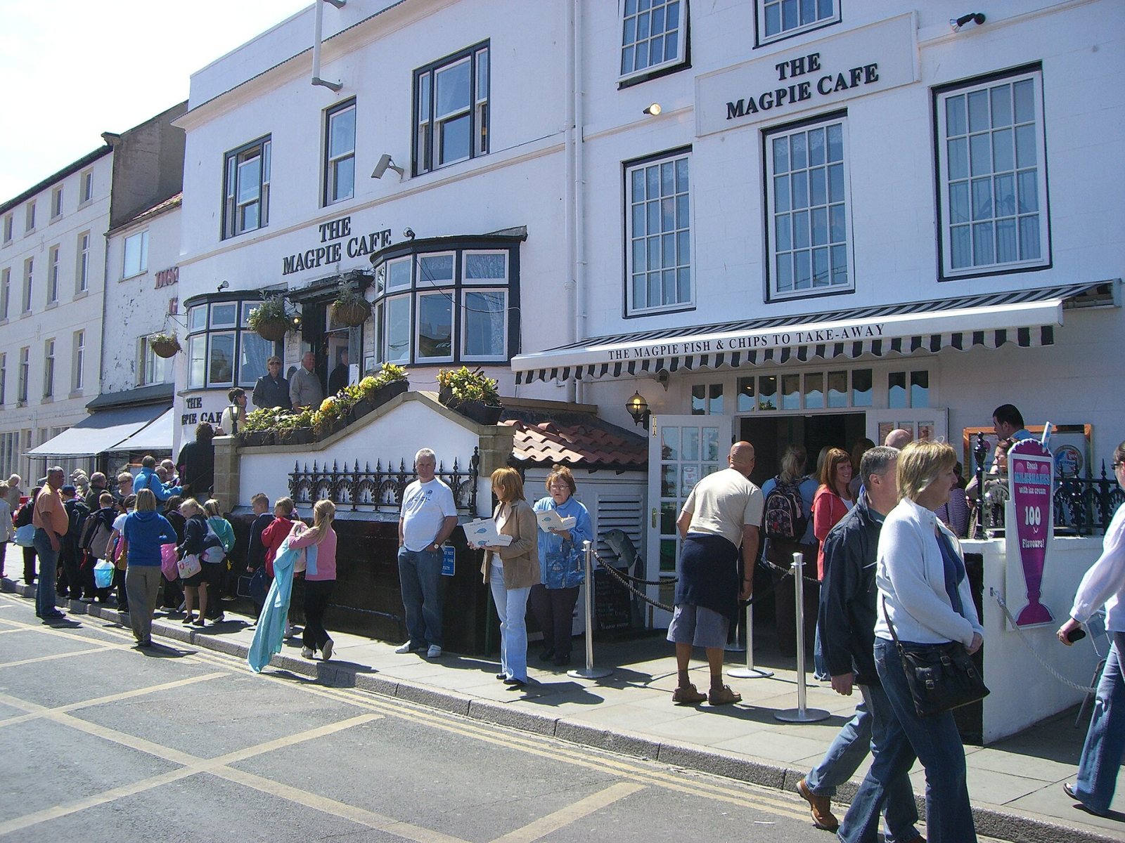 Fish and chips in Whitby