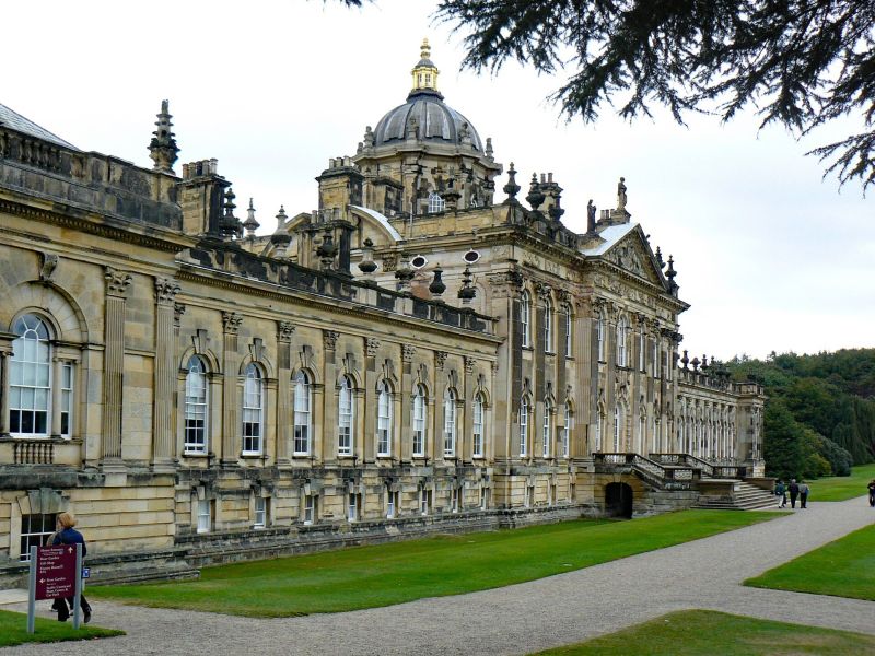 The south front, designed by Vanbrugh and Hawksmoor from 1699