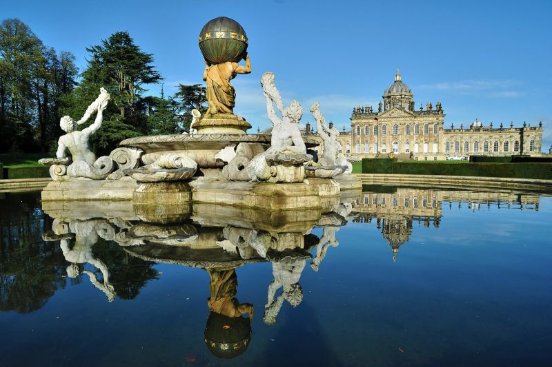 The Atlas Fountain, added in the 1850s