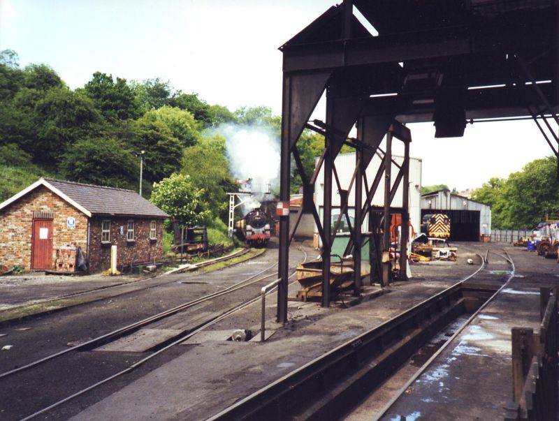 The engine sheds at Grosmont, open to visitors