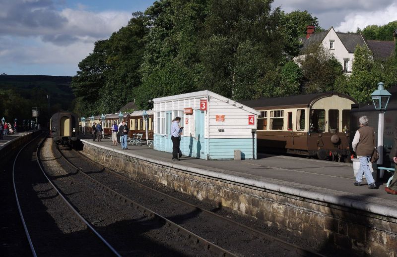 Grosmont, where the heritage line meets the Esk Valley line