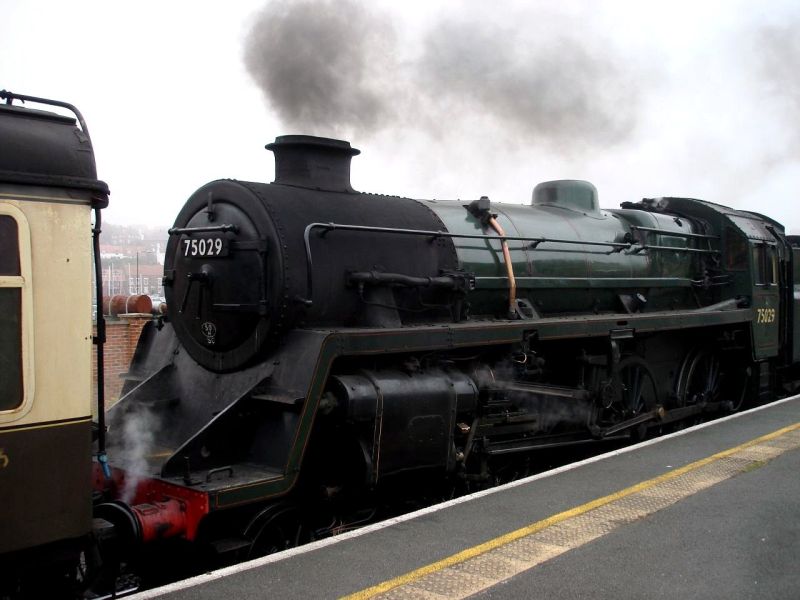 Steam at Whitby, six miles on from Grosmont