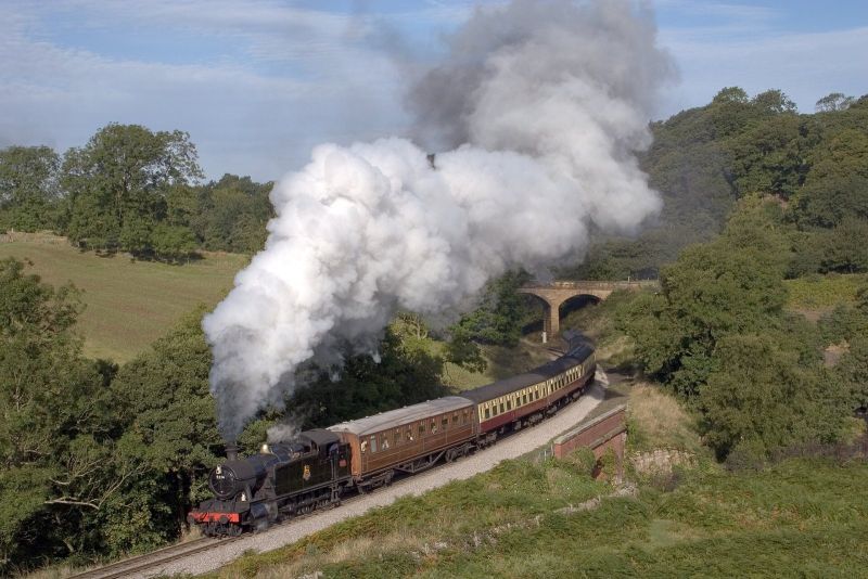 Climbing past Darnholm near Goathland