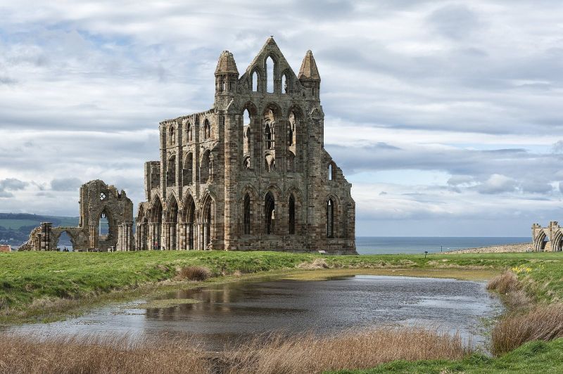 The 13th-century church on the East Cliff