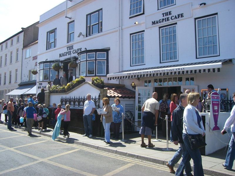 Fish and chips in Whitby