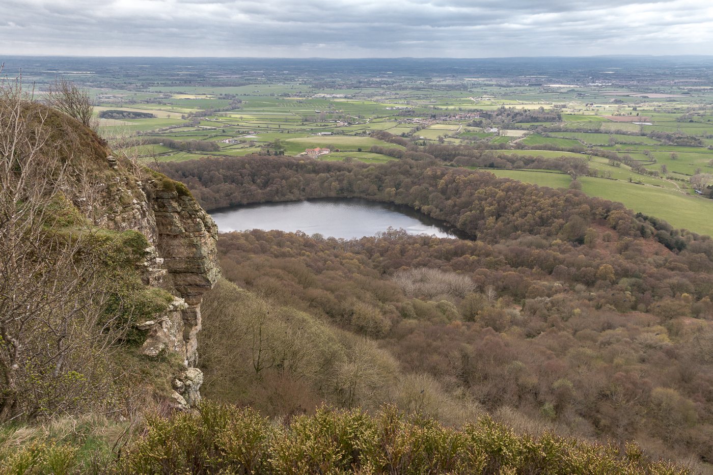 Sutton Bank and Gormire Lake